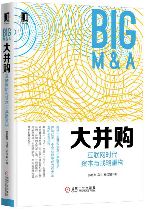 大并购:互联网时代资本与战略重构 郭勤贵 马兰 杨佳媚 机械工业出版社【上新】