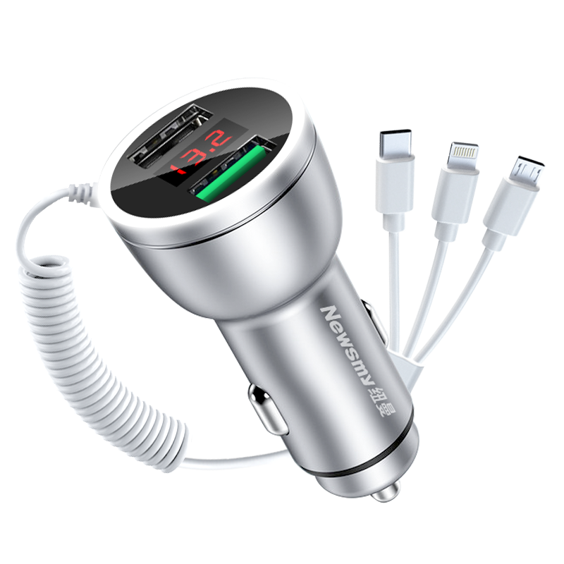 车载充电器推荐：QC3.0快充，纽曼京东自营专区|京东怎么看车载充电器价格走势曲线图