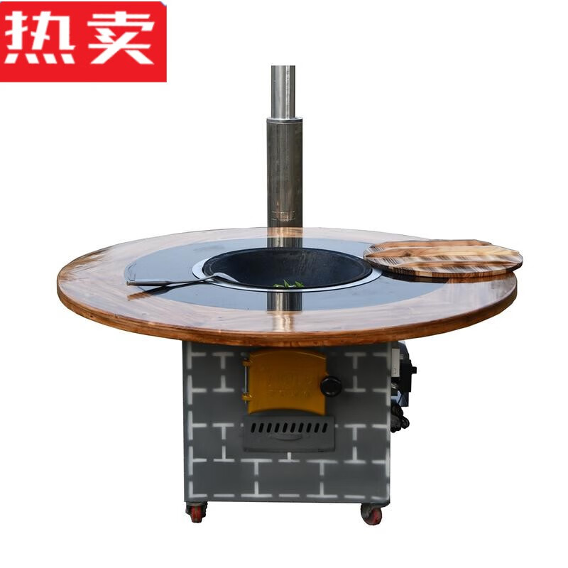 针娘农村柴火灶家用烧木柴移动地锅灶台炉子大锅台柴火鸡专用灶炉. 1.