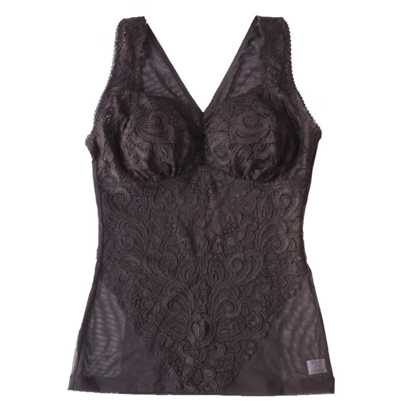 爱比娜轻压力塑身透气收腹打底背心无钢圈美背胸罩聚拢性感ta68-1