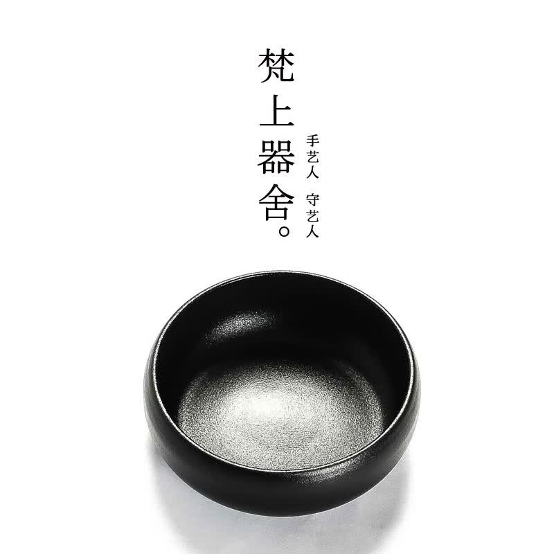 梵上器舍大号日式禅意家用黑陶茶洗建水洗杯茶道零配手工功夫茶具 黑陶茶洗怎么看?