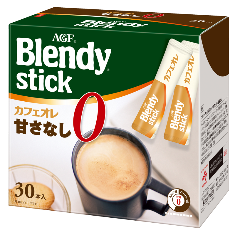 AGF Blendy 速溶咖啡欧蕾 无甜味 8.9g*30条