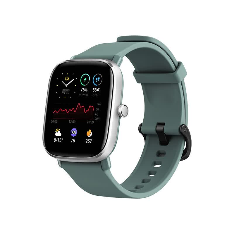 amazfit 华米gts2 mini 智能手表心率监测智能语音助手血氧饱和度检测