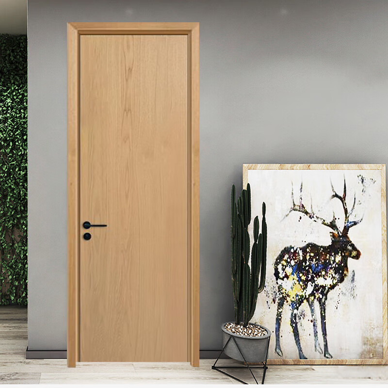 创京懿选室内木门房间门实木门免漆门工装门定制家酒店学校套装门 秋