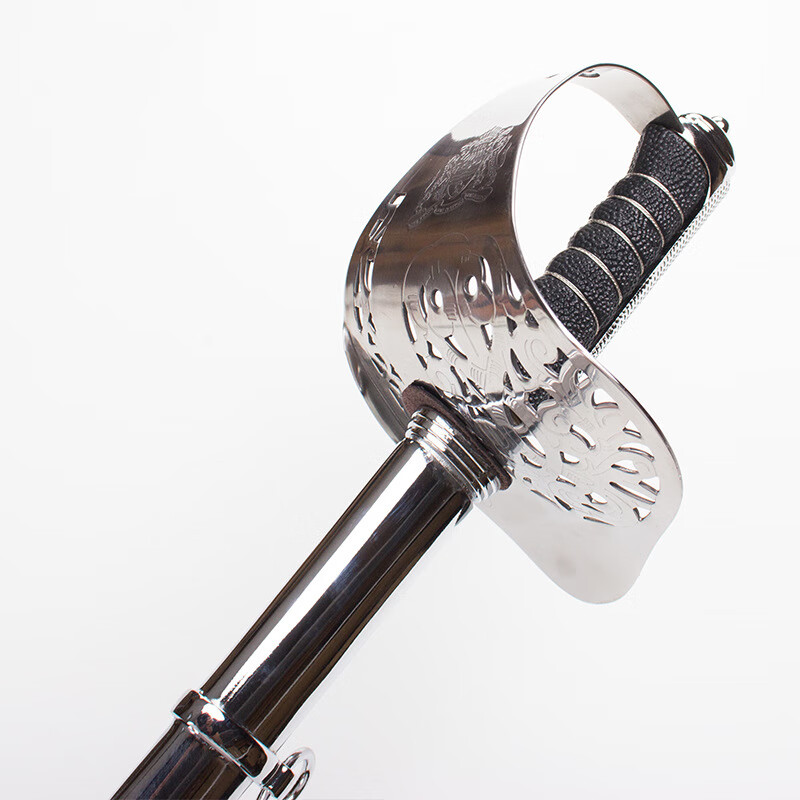 指挥刀 仪仗指挥剑不锈钢欧式西洋剑装饰道具剑 未开刃 不锈钢护手款