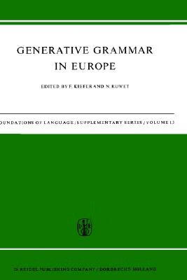 预订 generative grammar in europe