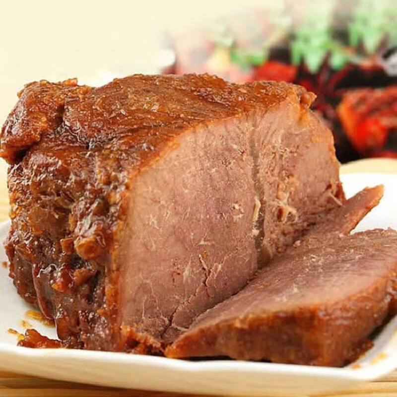 吕游正宗黄牛肉五香卤味熟牛肉酱卤牛肉开袋即食每袋含50g料包汤汁80g