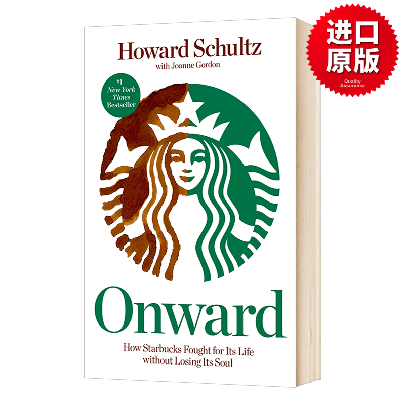 一路向前 Onward 星巴克创始人霍华德舒瓦茨自传 英文原版人物传记 进口文学英语书籍