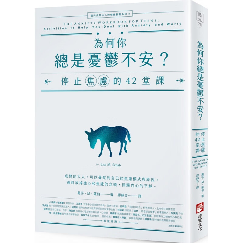 现货台版 为何你总是忧郁不安 停止焦虑的42堂课（迈向成熟大人的情绪教养系列2）家庭育