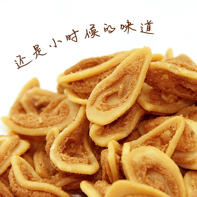 虎钢馋猫耳朵零食品猫耳酥特产甜味猪耳朵饼干面食脆大花片后怀旧小吃