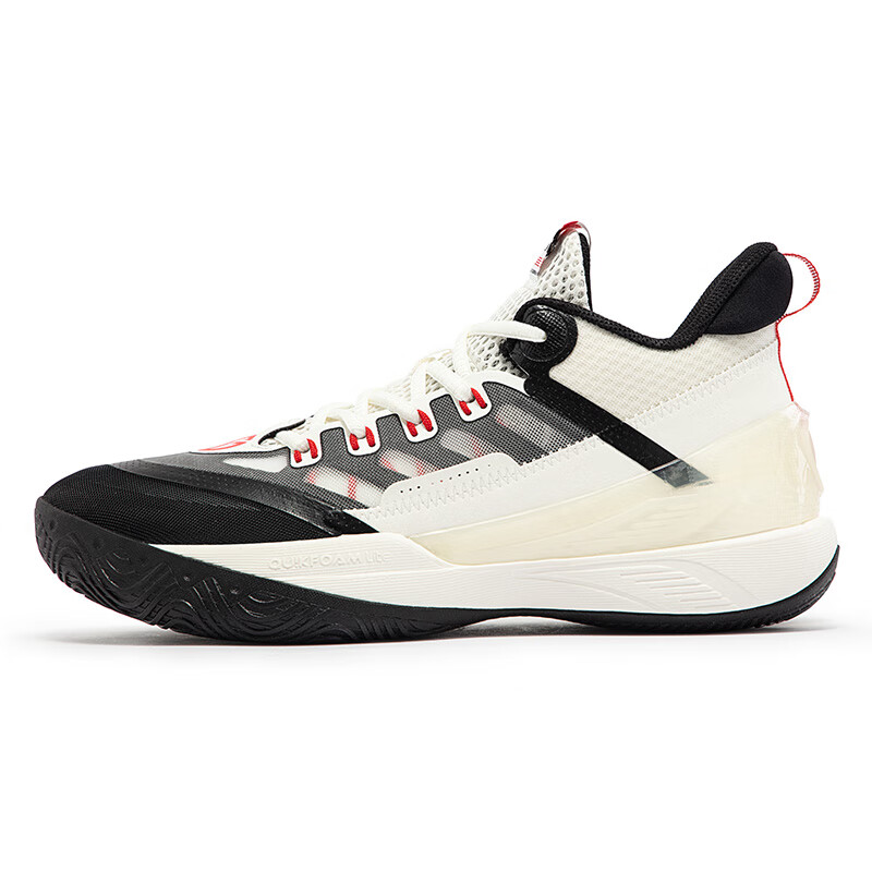 361°男鞋ag2篮球鞋戈登防滑减震实战球鞋春秋季新款训练球鞋 羽毛白
