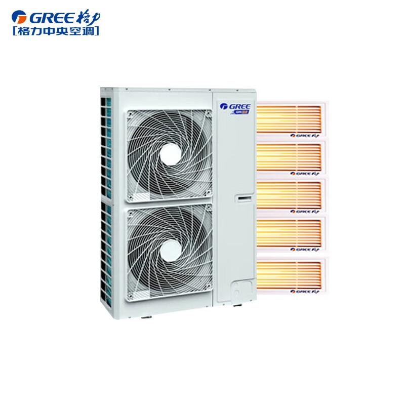 格力（GREE）智睿系列7匹一拖五 一级能效变频 嵌入式空调 包含安装 家用中央空调 GMV-H160WL/C1