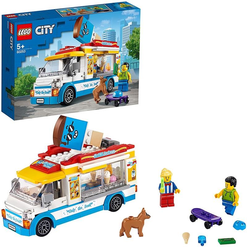 【日本直邮】乐高（Lego)城市系列小颗粒男女孩儿童积木拼装游戏模型益智送礼积木玩具 冰激凌车60253