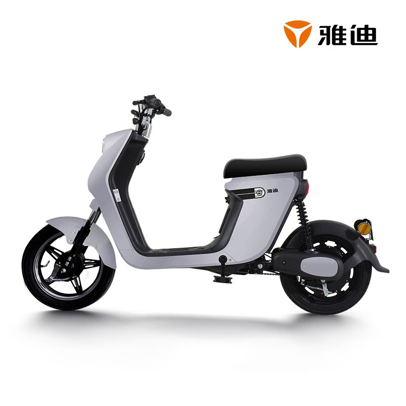 雅迪(yadea)新款时尚48v豪华电动车轻便代步踏板车电瓶车男女代步车