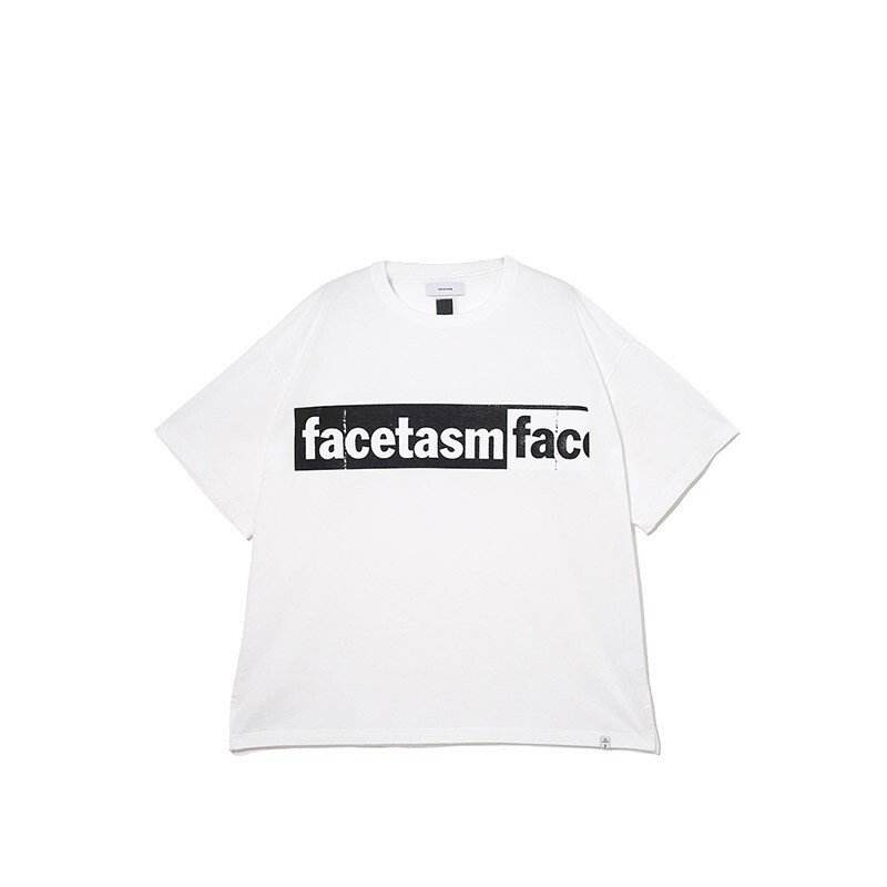 Facetasm白色T恤 时尚棉质短袖半袖衫KGO-TEE-U10-White-5 XL(185/100A)