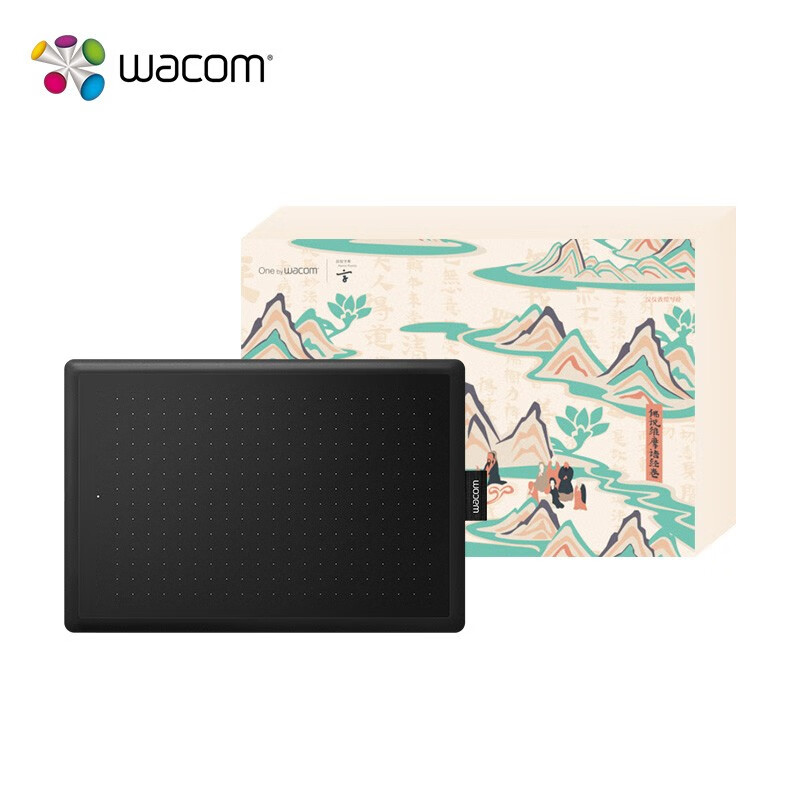 Wacom和冠 one by wacom入门数位板手绘板电脑网课手写板写字绘画板绘图板电子画板画图板 CTL-472字由版