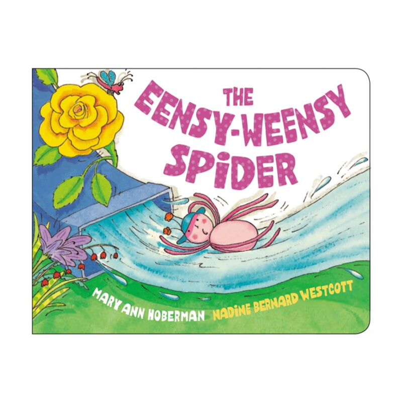 the eensy-weensy spider 英文原版 爬水管的小蜘蛛 经典童谣改编