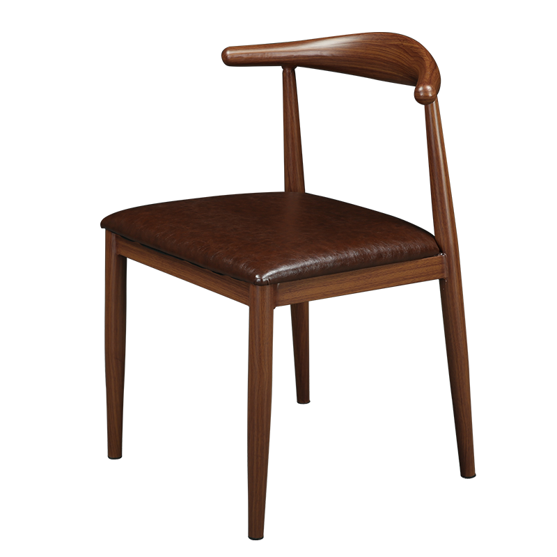 黎明 办公电脑椅餐厅椅凳子简约牛角椅子会议培训椅