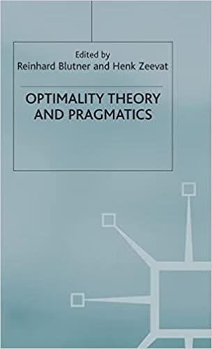 预订 optimality theory and pragmatics
