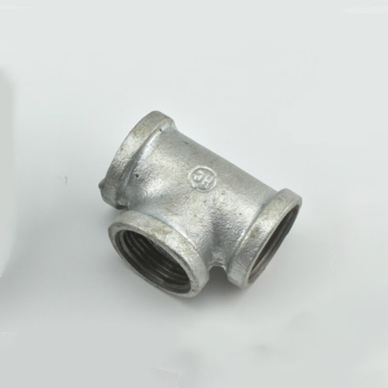 东誉达dyd 镀锌铁三通铸铁管件连接件 内螺纹丝口dn40(定制)