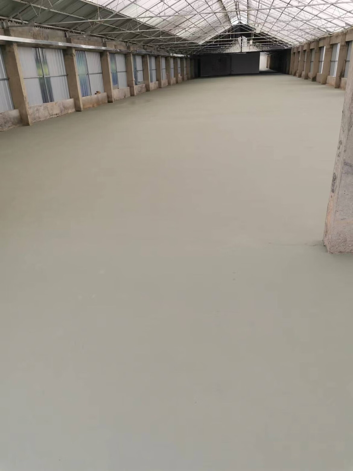 施韵令树脂地坪漆仿古地面漆自流平水泥绿色尘耐磨地板水性漆 乳白色