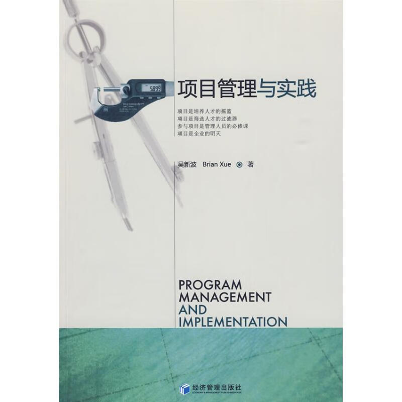 项目管理与实践 吴新波，Brian Xue 作 书籍