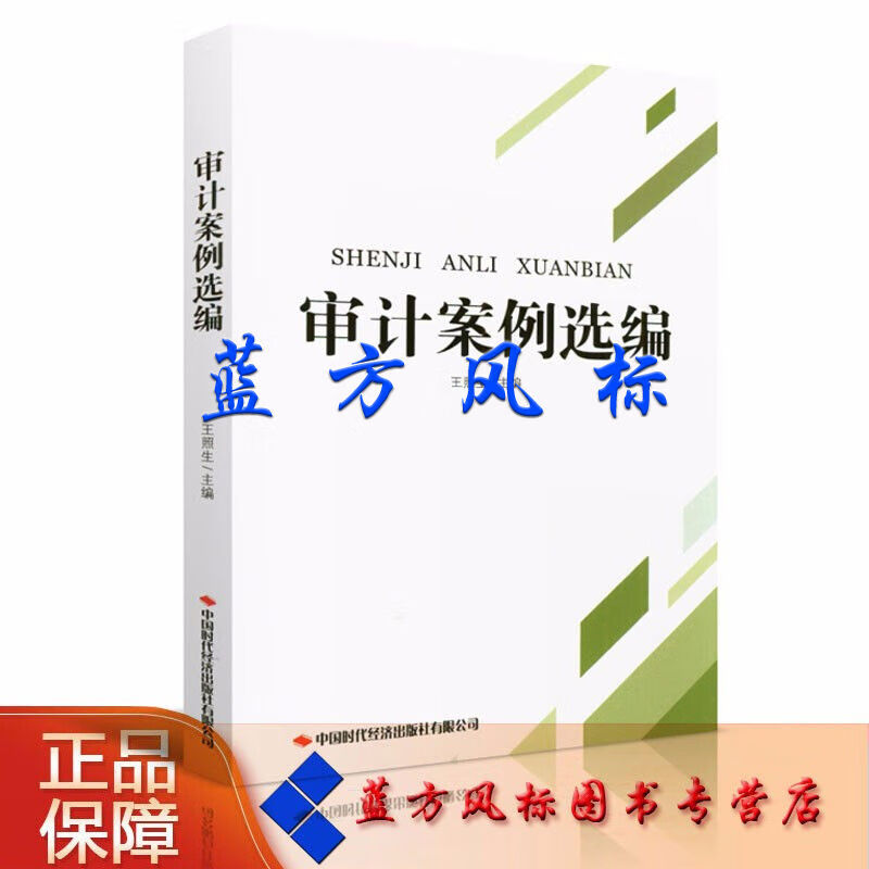 【正版现货】审计案例选编 王照生 主编 中国时代经济出版社