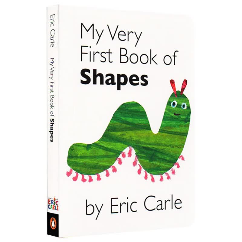 英文原版 My Very First Book of Shapes 上下翻页配对纸板书 艾瑞卡尔 Eric Carle 低幼认知启蒙 英语单词学习 亲子互动图画书 . 绿山墙图书