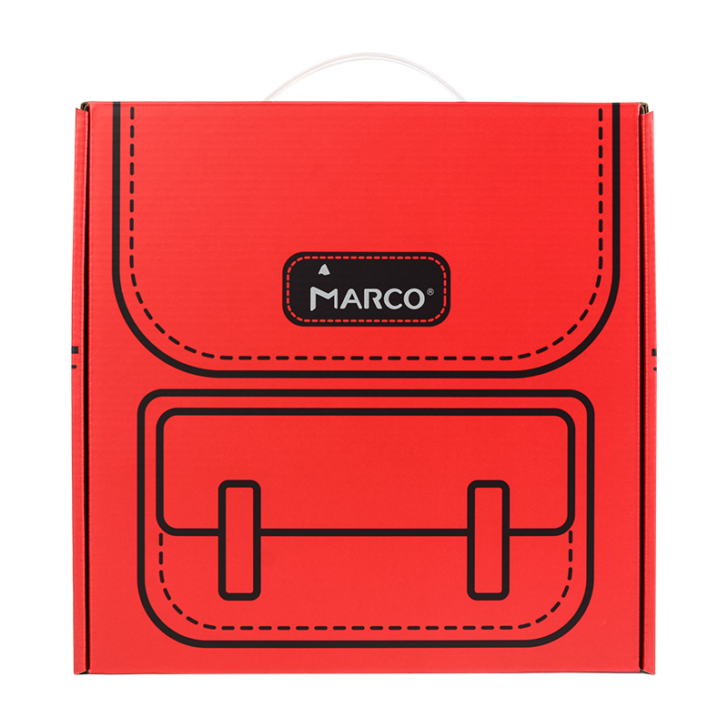 馬可（MARCO）文具套裝61件禮包彩鉛水彩筆勾線筆油畫(huà)棒學(xué)生兒童文具套裝禮盒畢業(yè)兒童節(jié)送禮物