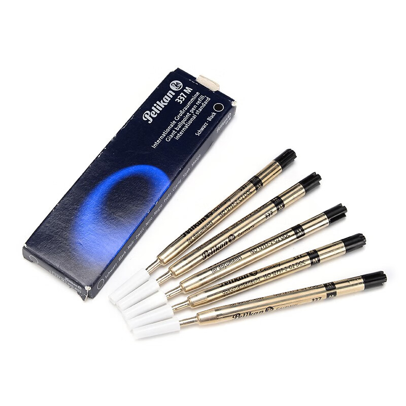 百利金 德国pelikan圆珠笔笔芯 油性走珠笔 滚珠笔替换芯337单支装