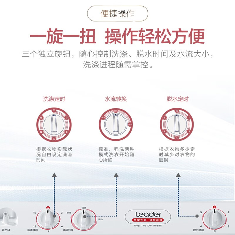 统帅TPB100-1188BS洗衣机怎么样？省心实用的家电选择