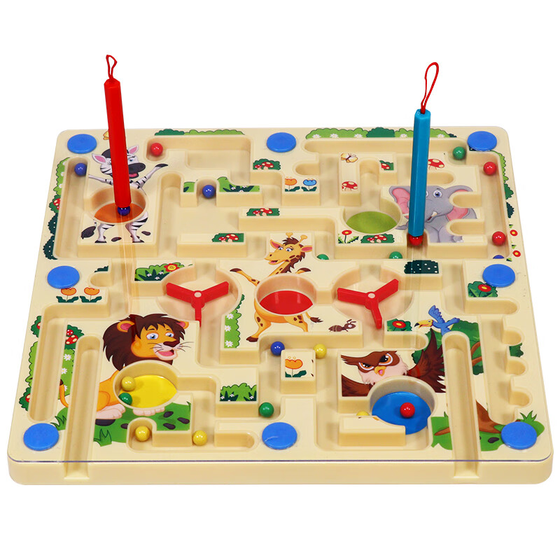 三格田（SANGTY）儿童运笔走珠磁性迷宫城市智力玩具2D魔幻轨道迷宫智力球飞行棋儿童 动物迷宫/飞行棋（2合1）塑材怎么样,好用不?