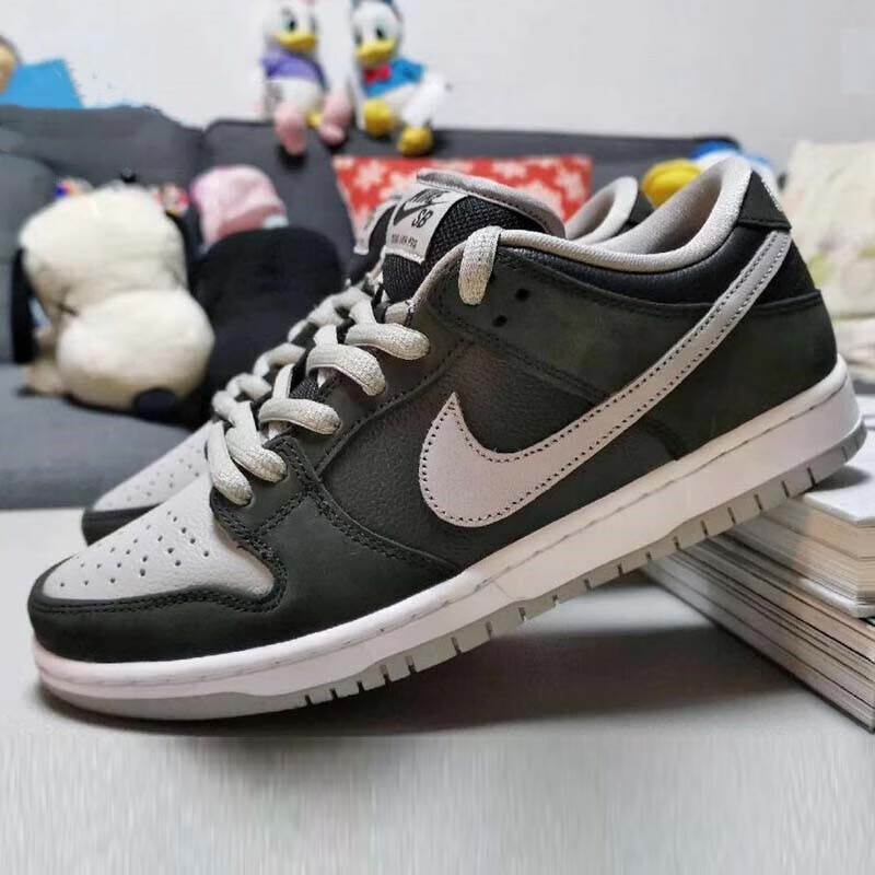 耐克(nike)男女鞋dunk low sb时尚舒适运动休闲鞋 bq6817-007 影子灰