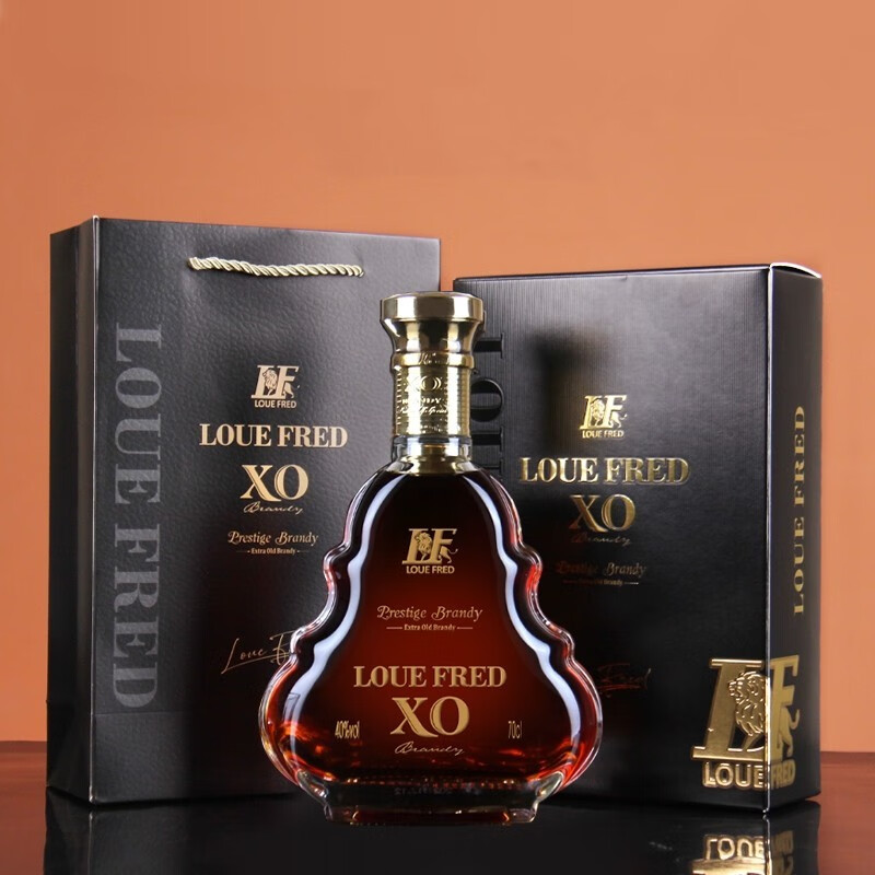 路易弗雷德雷诺xo白兰地 法国进口 40度 700ml礼盒装 2瓶礼盒装