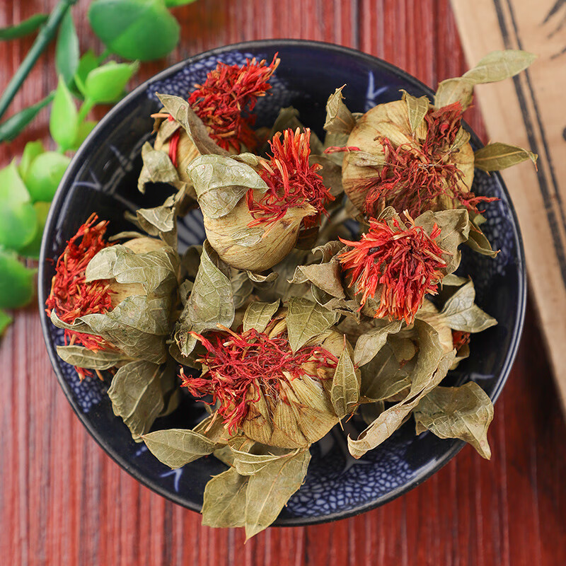 北京同仁堂红花果泡水喝中药散装500g中药材食用丈红花西藏花现抓