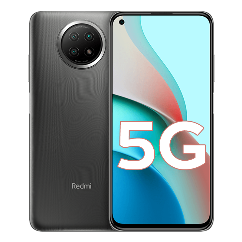 小米redmi 红米note9 5g手机全网通 8g 128g 云墨灰  官方标配