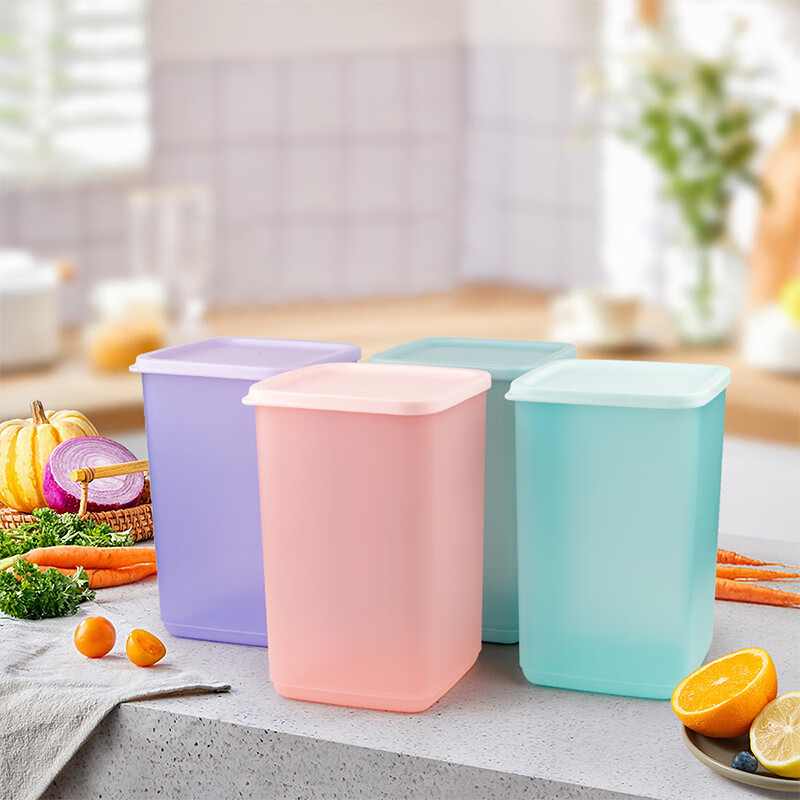 特百惠(tupperware) 保鲜盒冷藏冷冻保鲜盒冰箱储藏盒 冷藏方盒2.