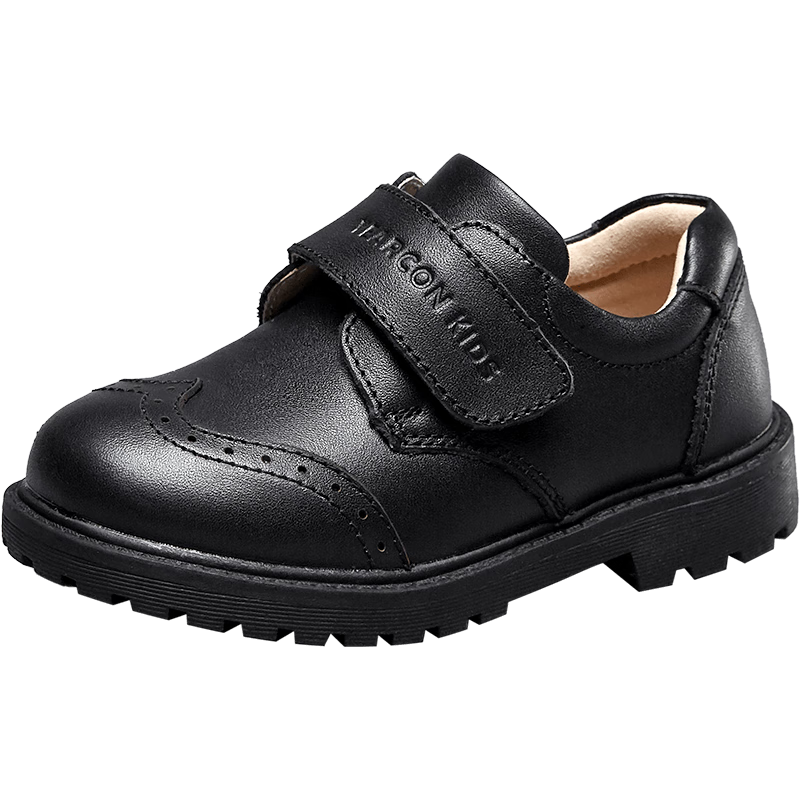 意尔康童鞋-韩版男童皮鞋布洛克学生演出鞋价格走势、评测推荐