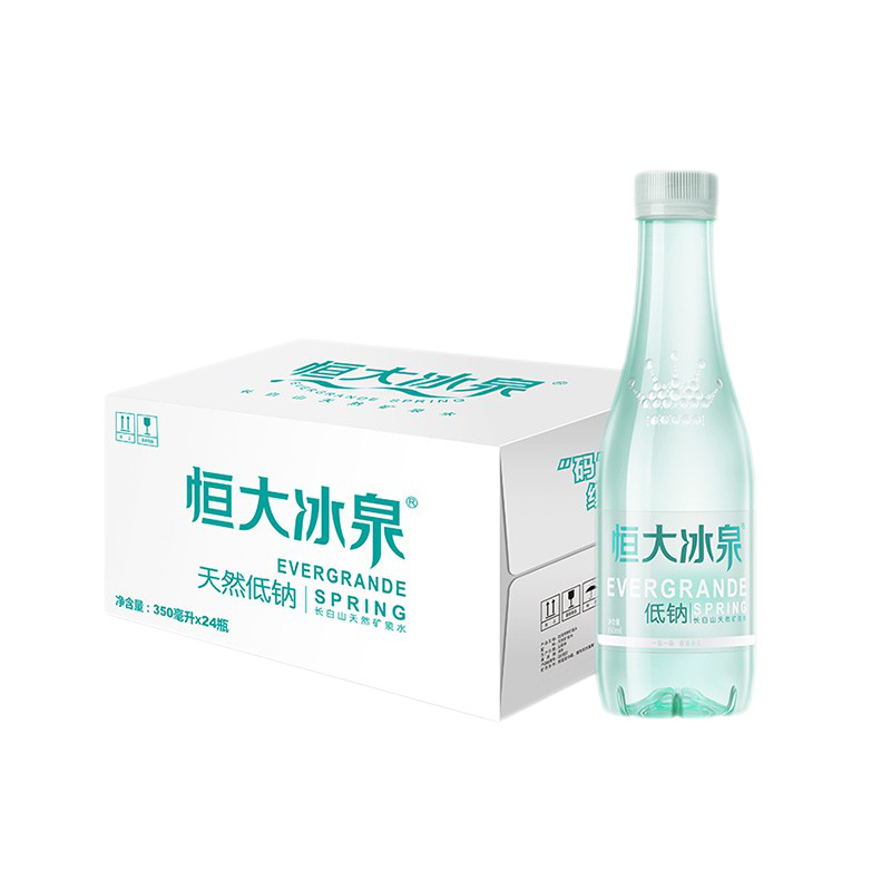 恒大冰泉长白山天然低钠弱碱性矿泉水价格趋势分析|饮用水怎么查看宝贝历史价格