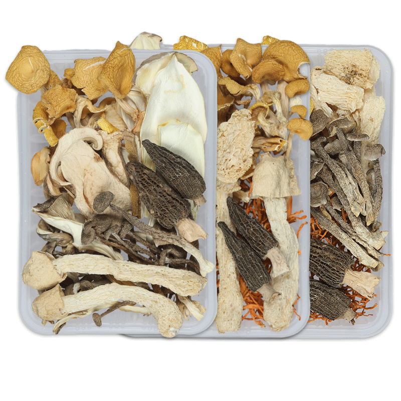 宏园七彩菌菇包松茸菌汤包煲汤食材干货羊肚半菌云南菌菇汤料包 380g