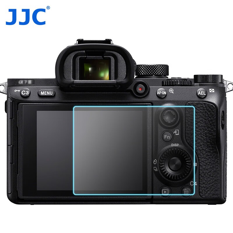 JJC 适用索尼a7m3贴膜a7r4 a7r3 a7s3 a73 a7r2 a7m2 a7c a9ii ZV1钢化膜 相机屏幕保护贴膜 微单配件