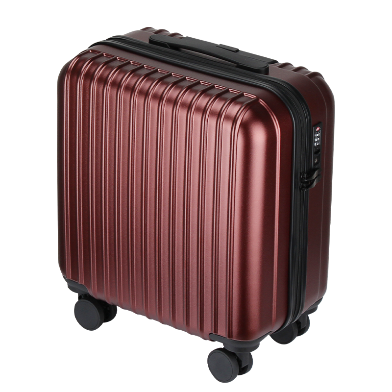 翻譯官行李箱18英寸女小型登機箱商務(wù)出差迷你拉桿箱男旅行密碼皮箱 紅棕色【定制色】 18英寸(登機箱3-5天)