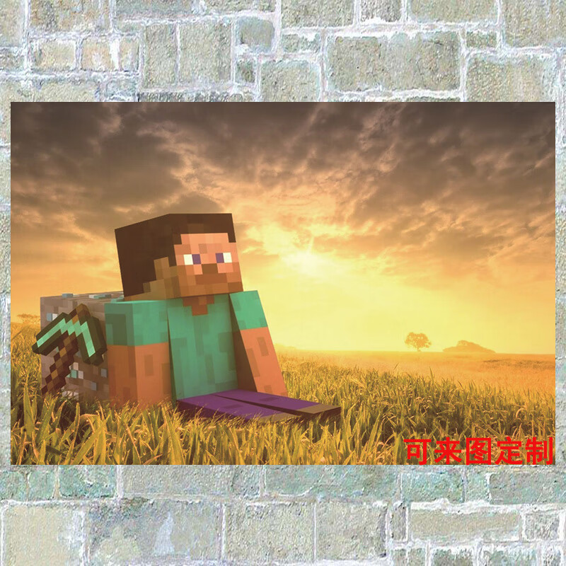 我的世界虚拟202图片,我的世界202图片 人物 狼天影 我的世界minecraft虚拟沙盒游戏海报墙画墙纸卧室学生宿舍房间