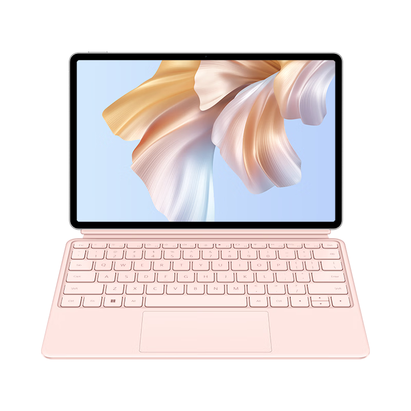 HUAWEI 华为 MateBook E Go 12.35英寸 二合一笔记本 雪域白+樱语粉键盘（骁龙8cx Gen 2、核芯显卡、16GB、512GB SSD、2.5K、OLED、120Hz、GK-G56）