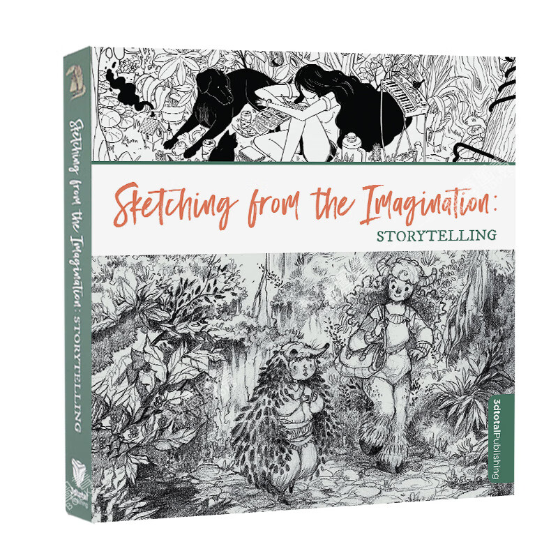 【预售】sketching from the imagination: storytelling,想象素描:讲