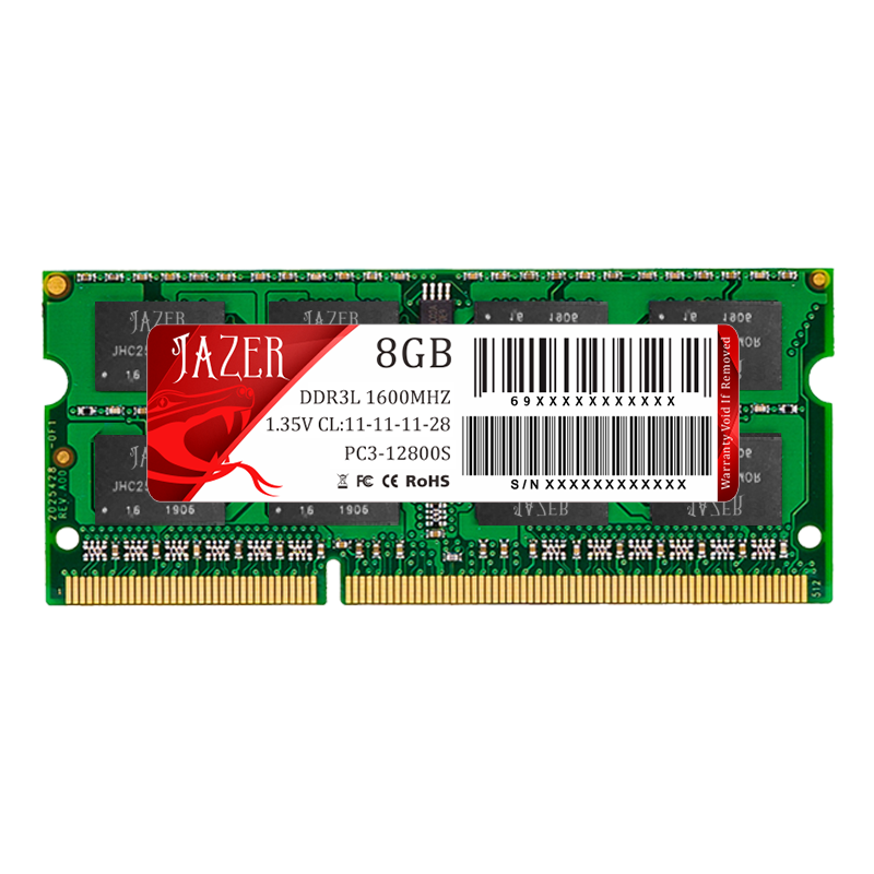 【棘蛇】JAZER8GBDDR3L1600笔记本内存条1.35V完美兼顾高效与低功耗|有什么软件可以看内存历史价格