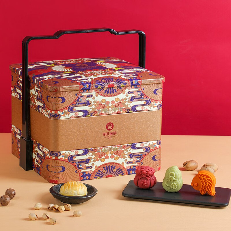 礼盒 繁花似锦 正 过年送礼春节高档礼品新年大礼包北京特产点心零食