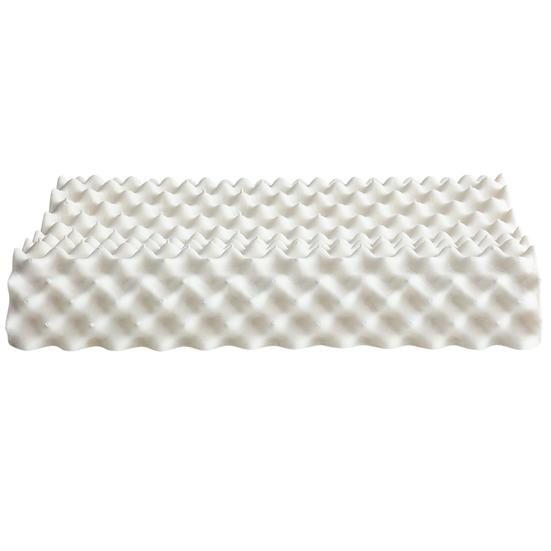 全友家居枕头 释压按摩3D凸点颗粒泰国乳胶枕进口天然乳胶枕 成人睡眠橡胶波浪颈椎枕芯DX110027 乳胶枕*1