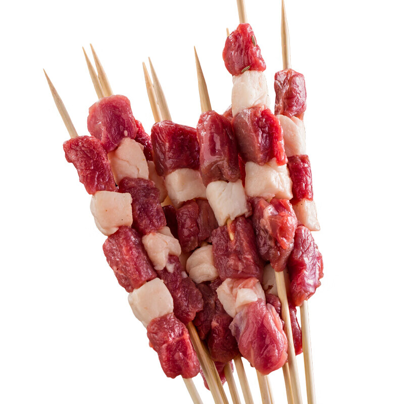 伯贤羊肉串内蒙烤串新鲜原味自助烧烤食材半成品羊肉60串