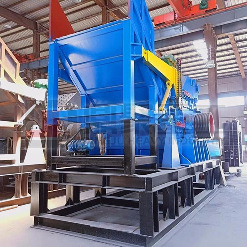 鹿色金属破碎机大型全自动废铁易拉罐油漆桶彩钢瓦金属边角料粉碎机器